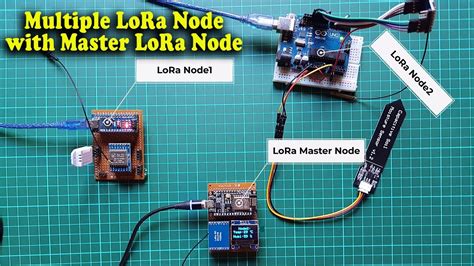 Multiple LoRa Nodes Communication with Master LoRa Node using Arduino and SX1278 LoRa Module ...