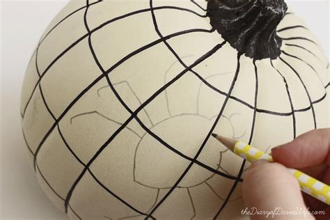 DIY Spider Web Pumpkin | The Diary of DavesWife | Painted pumpkins, Pumpkin, Spider web