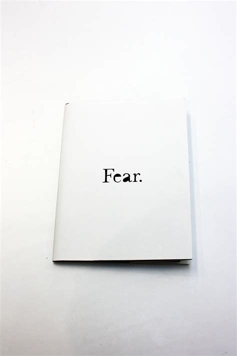 Fear - Narrative Book on Behance