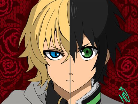 Mika and Yuu - Seraph of the End - ibisPaint