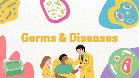 Illustrated Biology Germs & Diseases. Free Presentation Template ...