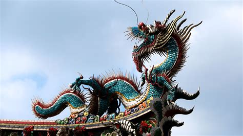 Free Images : animal, statue, long, festival, temple, dragon, culture, mythology, mythical ...