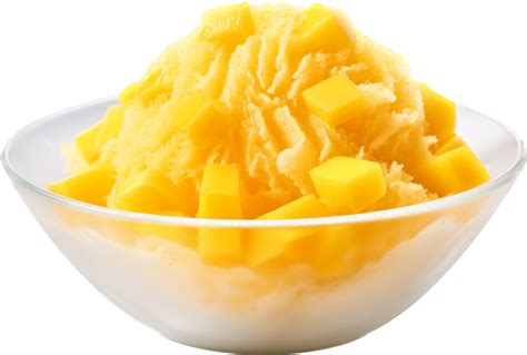 Mango shaved ice png with AI generated. 26774663 PNG