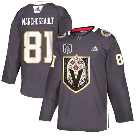 Cheap Vegas Golden Knights #81 Jonathan Marchessault Men'S Grey 2023 ...