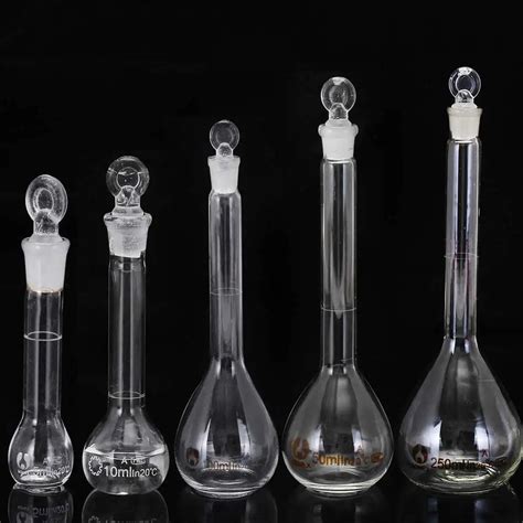 5 100ml Transparent Lab Conical Flask Glass Scientific Glass Erlenmeyer ...