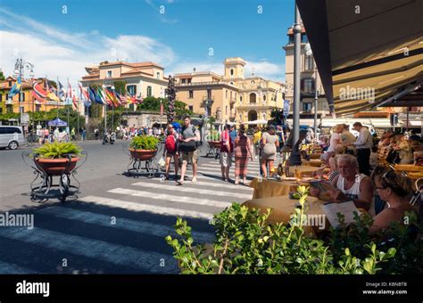 Town centre of Sorrento in Campania Italy Stock Photo - Alamy