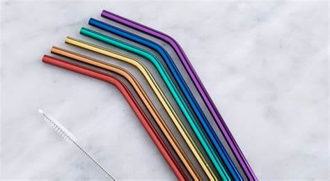 The Rainbow Reusable Straws You'll Want To Take Everywhere