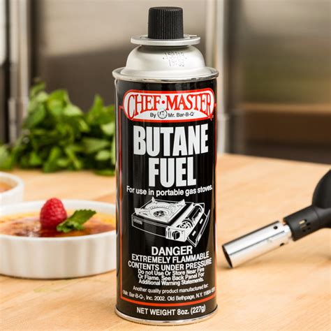 Butane Fuel Refill 8 oz. Canister - 12/Case