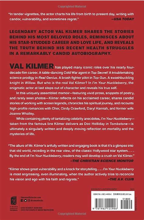 I'm Your Huckleberry: A Memoir Signed by Val Kilmer - Paperback - Val Kilmer