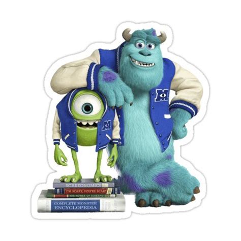 "Monsters Inc - BFF Goals" Sticker for Sale by alexandrayo | Disney ...