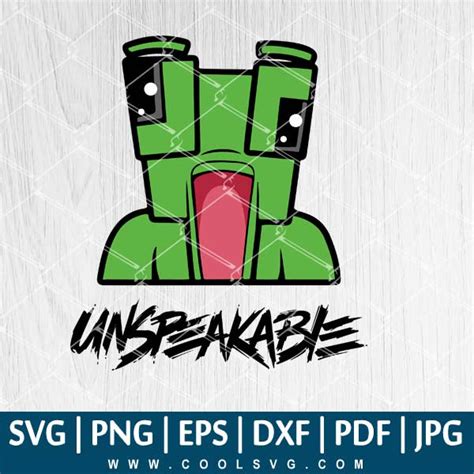 Unspeakable Merch Svg