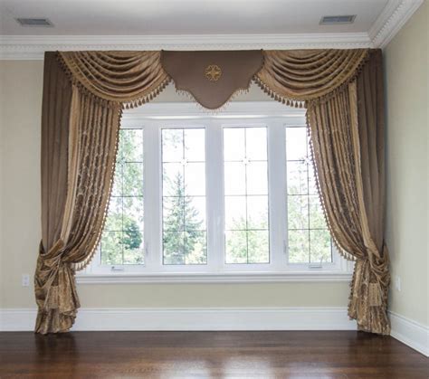 Elegant Drapery | Living Room Window Treatments