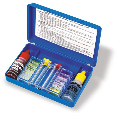 Chlorine, Bromine & pH 3-Way Test Kit - PoolSupplies.com