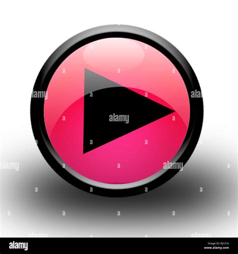 play icon web illustration Stock Photo - Alamy