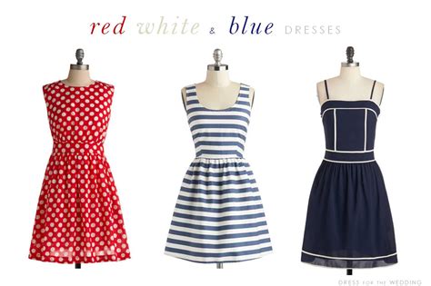 Red, White, and Blue Summer Dresses