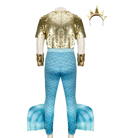 The Little Mermaid King Triton Cosplay Costume Hallowcos