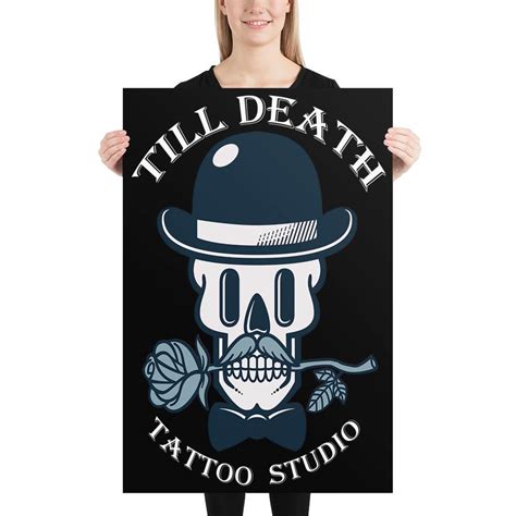 Till Death 24"x36" Poster - Till Death Tattoo Studio