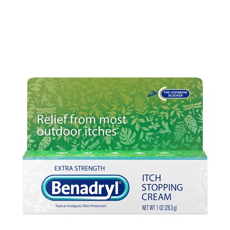 Buy Benadryl Extra Strength Itch Stopping Anti-Itch Cream with ...