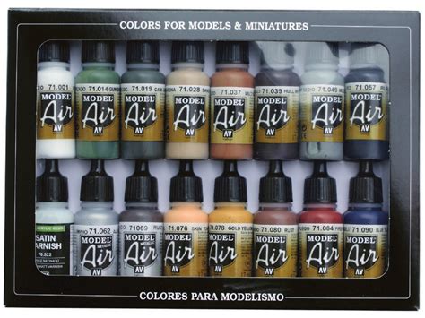 Acrylic colors set for Airbrush Vallejo Model Air Set 71191 Railway Colors Europe (16) | Vše pro ...