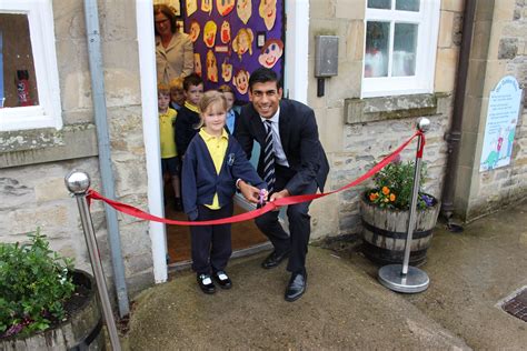 Rishi Sunak opens village schools' early years base | Rishi Sunak