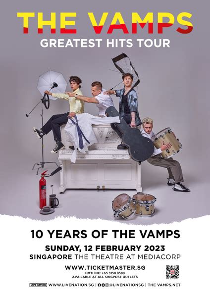 The Vamps: Greatest Hits Tour Singapore 2023