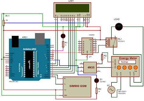 Prepaid Energy Meter using GSM and Arduino - Mechatronics LAB- Internet Of Things