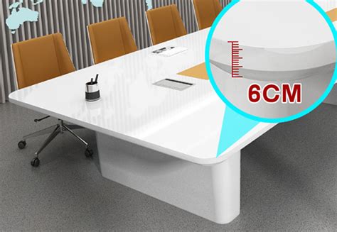 New popular modern white office conference room table