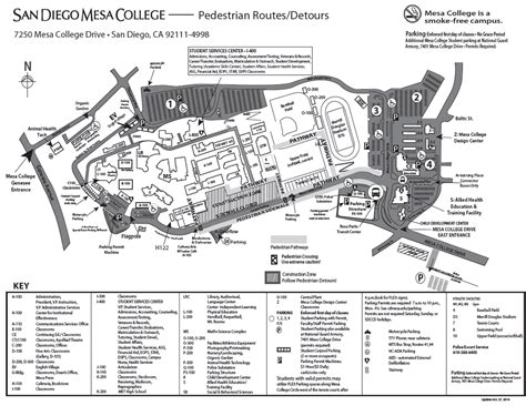 Mesa College San Diego Map