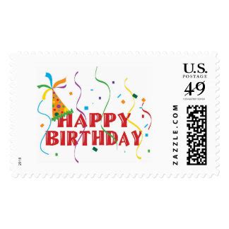 Happy Birthday Postage Stamps | Zazzle