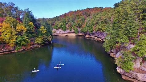 Art Lander's Outdoors: Grayson Lake's rocky cliffs and waterfalls offer ...