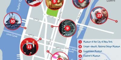 Museums in NYC map - New York City museums map (New York - USA)