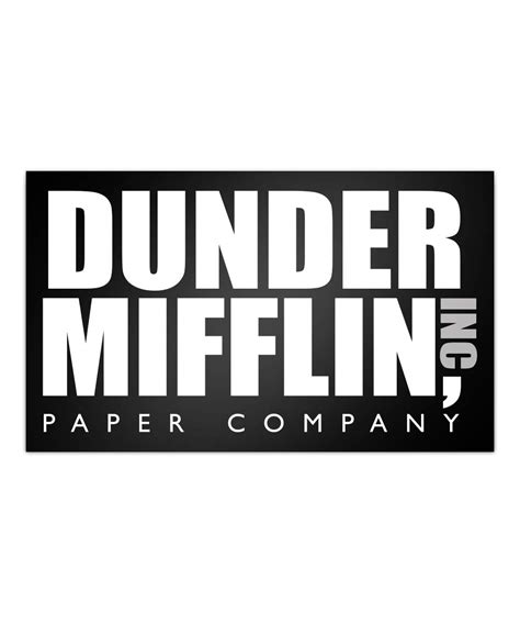 Buy The Office Sign – Dunder Mifflin Logo – The Office Merchandise – Memorabilia Inspired by The ...