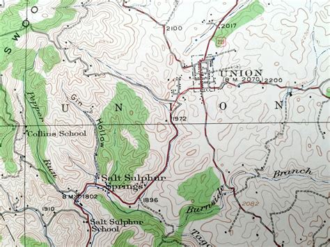 Antique Alderson West Virginia 1921 US Geological Survey - Etsy Canada