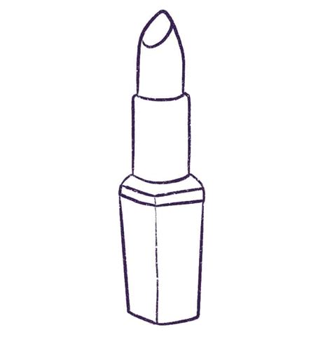 Easy Way To Draw A Lipstick | Lipstutorial.org