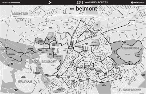 Belmont Walking Map – WalkBoston is now WalkMassachusetts