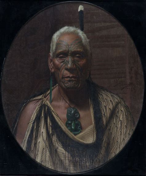 Te Hau Takiri Wharepapa, a Chieftan of the Ngapuhi Tribe - Collections & Research - Auckland War ...