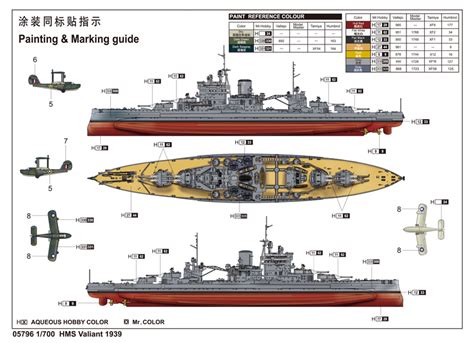 HMS Valiant (1939 version) Trumpeter 05796