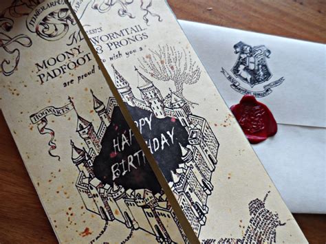 Harry Potter Themed Birthday Cards | Projets à essayer | Pinterest ...