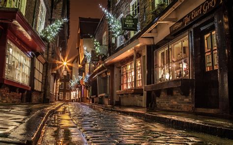 The Shambles in York, England | Christmas in england, Holiday city, City lights