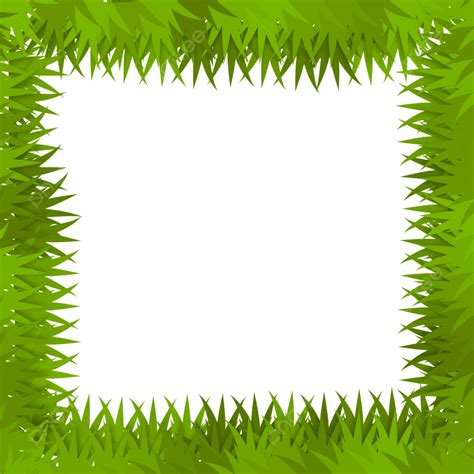 Grass Border White Transparent, Grass Frame And Border, Grass, Border, Grass Clipart PNG Image ...