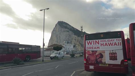 Crossing the Gibraltar Border from Spain 2 - YouTube