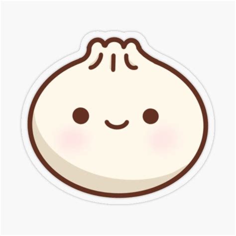 "cute dumpling" Sticker by lilcocostickers | Redbubble