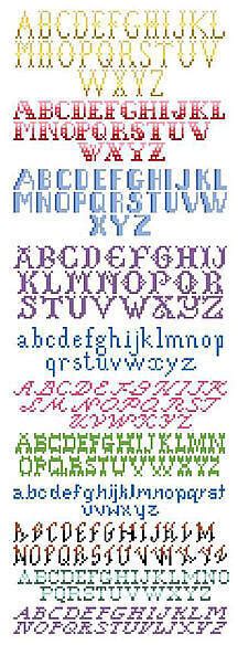 Alphabet Cross Stitch Pattern Medium Sized Decorative Cross Stitch Alphabet Pattern Cross Stitch ...