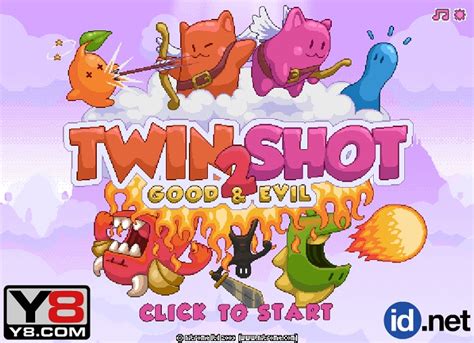 Review Game Y8 Bắn Súng - Twin Shot 2 - 2play - 2 người chơi - Cung thủ sinh đôi 2 - Victory8.online