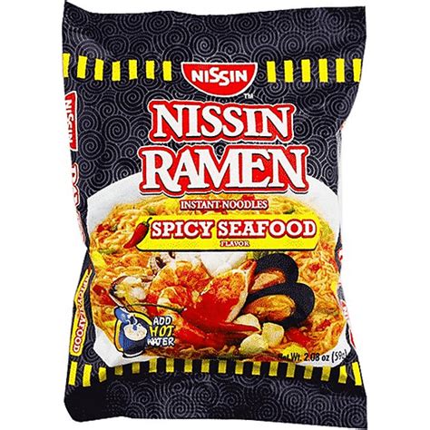 Nissin Ramen Instant Noodles Spicy Seafood | 59g | Instant Noodles | Walter Mart