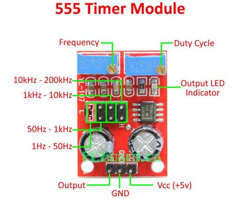 NE555 Adjustable Square Wave Signal Generator