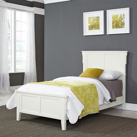 HomeSullivan Calabria White Twin Bed Frame-40E411BT-1WBED - The Home Depot