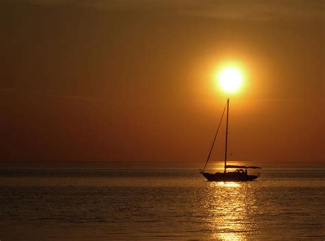 Grand Bend Sunset Photograph by Simon Pont - Fine Art America