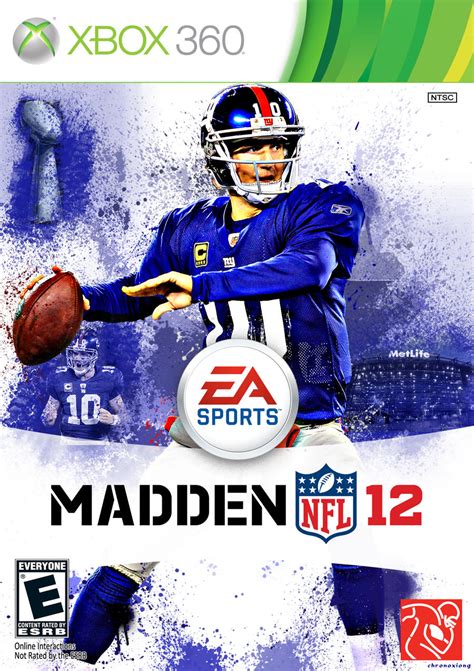 Madden NFL 12: Eli Manning Cover by chronoxiong on DeviantArt