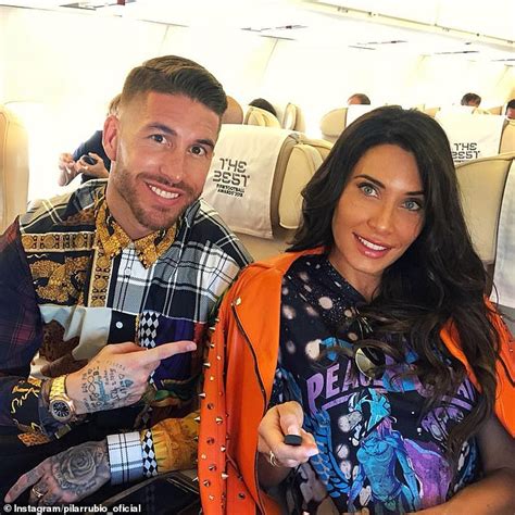 Sergio Ramos jets to London with his wife Pilar Rubio for FIFA The Best ...